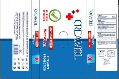 Creamol Islak Mendil.jpg label - Creamol Islak Mendil